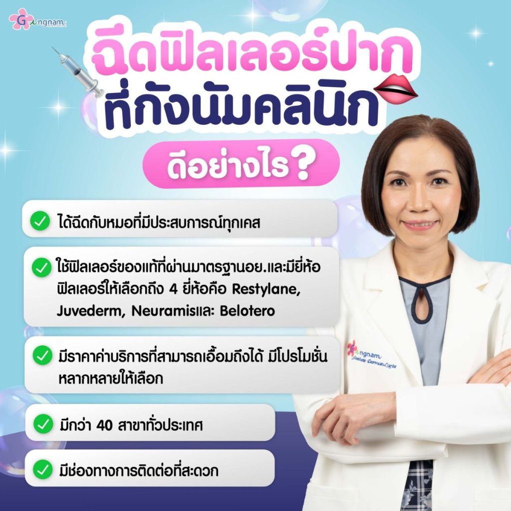 ฉีดฟิลเลอร์ที่กังนัม ดีอย่างไร