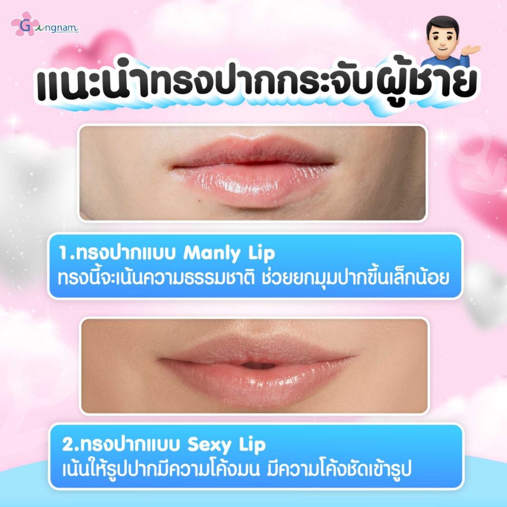 ทรงปากกระจับผู้ชาย